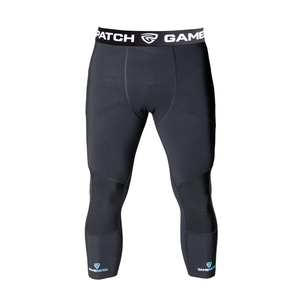 GamePatch 3/4 legíny odolné proti oděru s vkládacím polstrováním kolen Velikost oblečení: XS