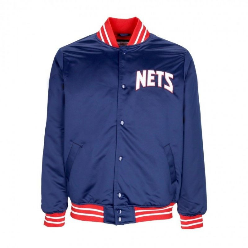 mitchell & ness brooklyn nets heavyweight satin jacket Velikost oblečení: L