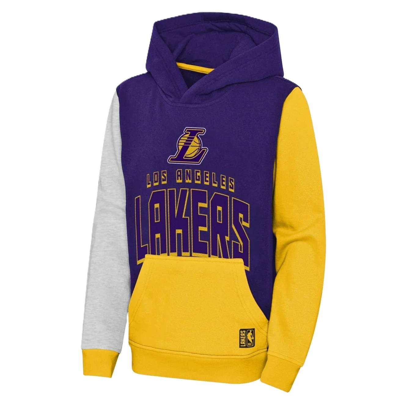 Outer Stuff dětské outerstuff rim shot lakers pullover hoodie Velikost oblečení: S