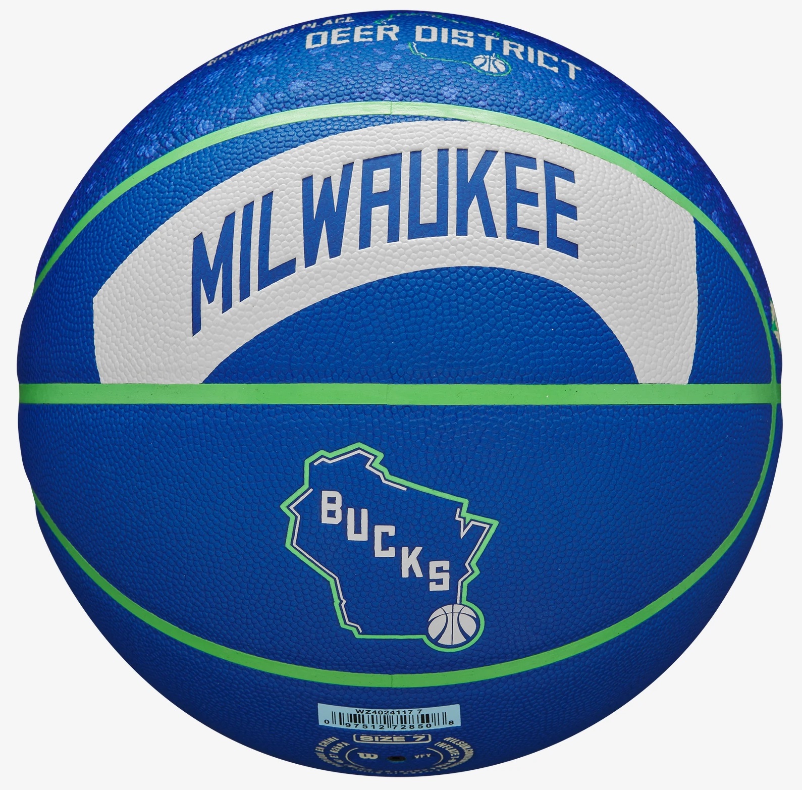 Wilson NBA TEAM CITY COLLECTOR Bucks Velikost míčů: 7