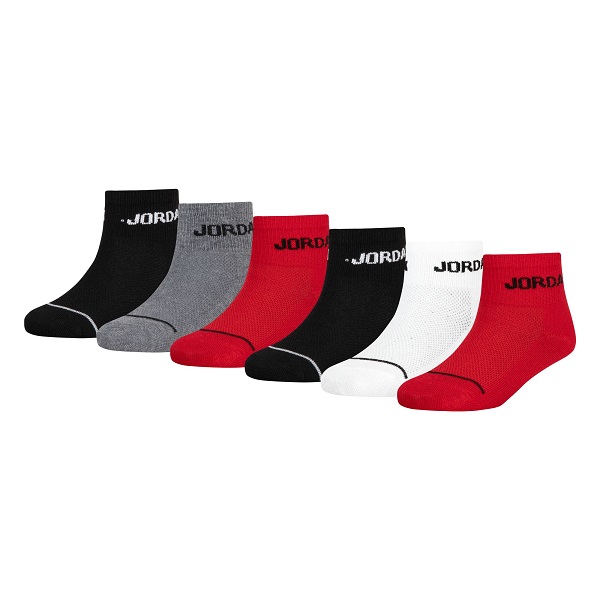 Dětské Jordan Drifit Crew Socks 6pck Velikost doplňků: uni