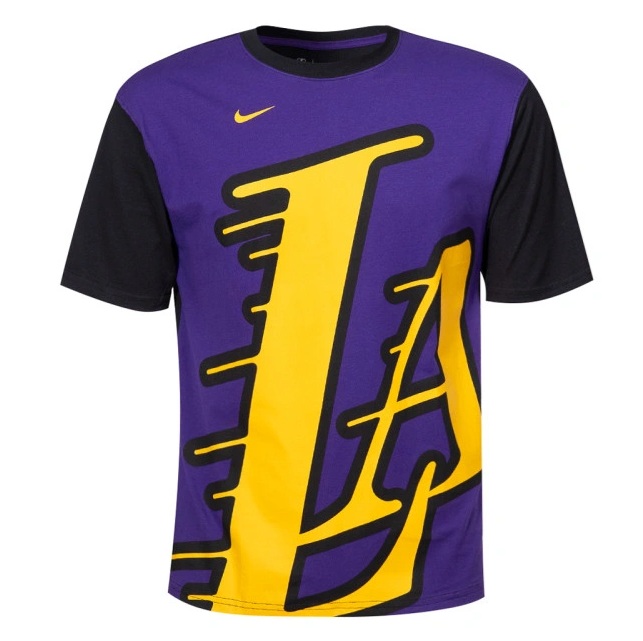 Nike Dětské tričko Jordan Los Angeles Lakers Max90 Velikost oblečení: M