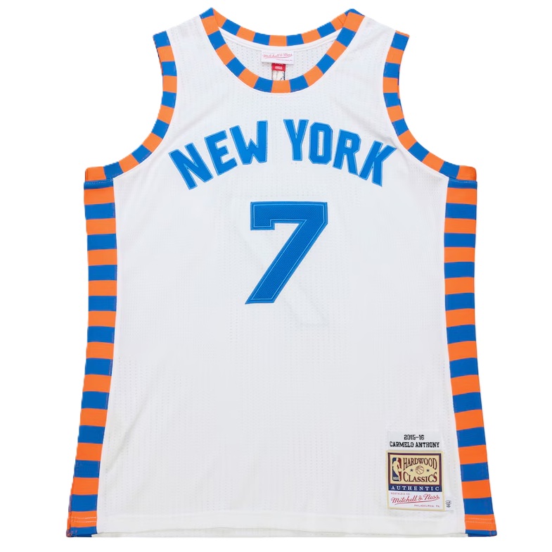 Mitchell & Ness NBA AUTHENTIC JERSEY KNICKS 2015 CARMELO ANTHONY Velikost oblečení: L