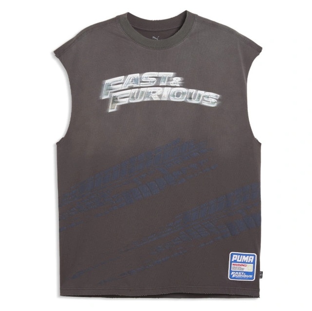 PUMA X FAST & FURIOUS Cut-Off Tee Velikost oblečení: XL