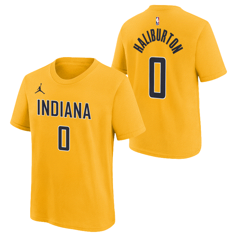 Nike Dětské tričko Statement N&N Tee Indiana Pacers Haliburton Tyrese Velikost oblečení: XL
