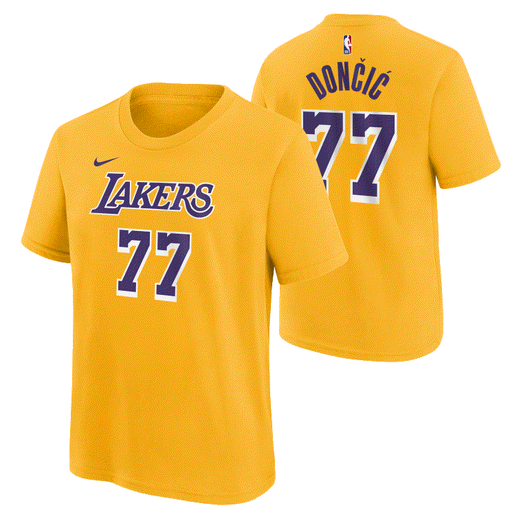 Nike Dětské tričko N&N Tee -Icon Los Angeles Lakers Doncic Luka Velikost oblečení: L