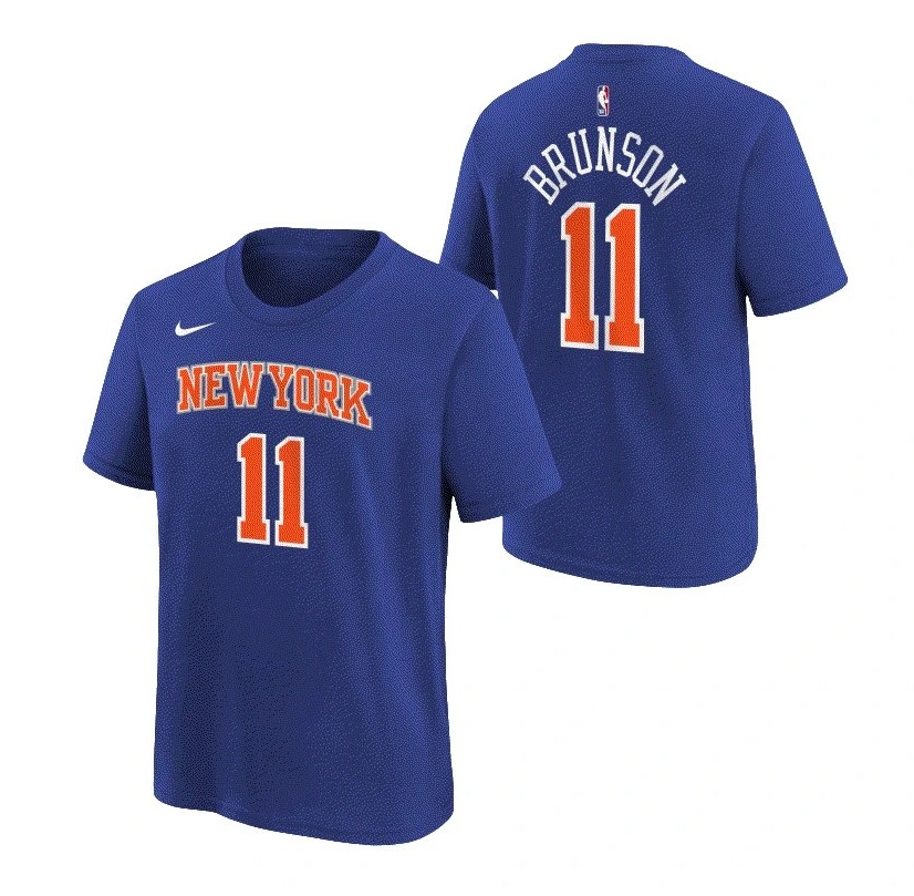 Nike Dětské tričko N&N Tee -Icon New York Knicks Brunson Jalen Velikost oblečení: M