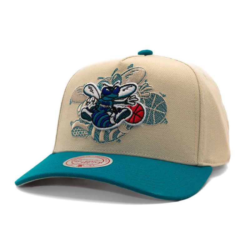 Mitchell & Ness NBA OFF TILTED PRO SNAPBACK HWC CHARLOTTE HORNETS Velikost doplňků: uni