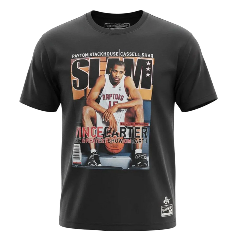 Mitchell & Ness NBA BOXY SLAM TEE TORONTO RAPTORS VINCE CARTER Velikost oblečení: L