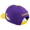 Mitchell & Ness NBA TEAM SCRIPT 2.0 PRO SNAPBACK HWC LAKERS