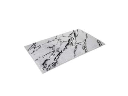 Koupelnová předložka Marble light grey 60 x 100 cm
