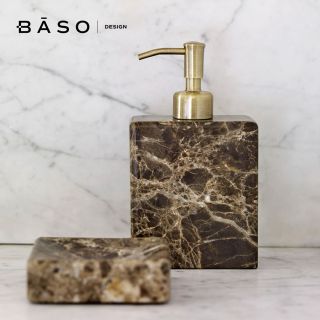 Luxusní maramorové dávkovače🖤 www.basodesign.cz #design #bathroomdesign #koupelny #interior #interiordesign #homedecor...
