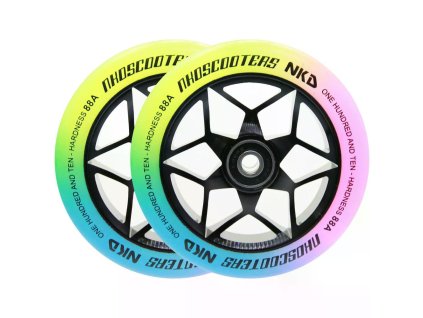 nkd goat scooters wheel rainbow black pack af28