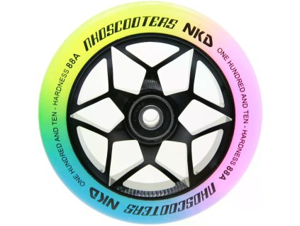 nkd goat scooters wheel rainbow black 0d9b