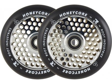 root honeycore black 110mm 2 pack pro scooter wheels dg