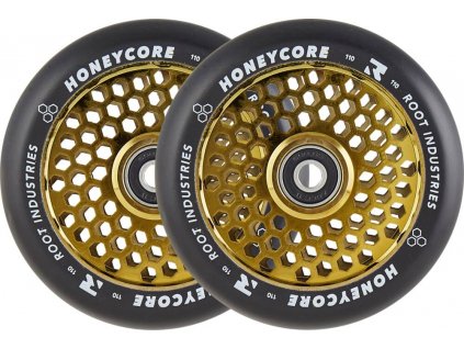 root honeycore black 110mm 2 pack pro scooter wheels s3