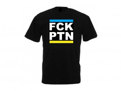 Tričko FCK PTN black blue yellow white