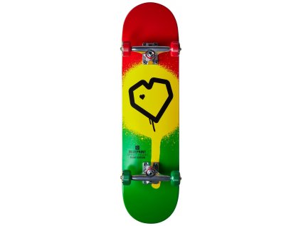 blueprint spray heart v2 complete skateboard 6w