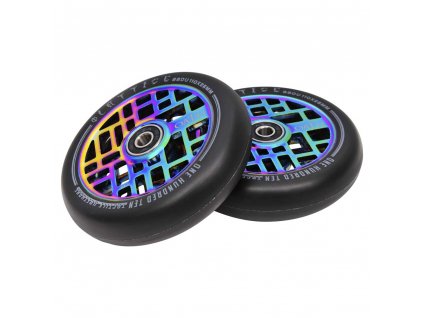 53363 Oath Lattice Scooter Wheel 110mm Neo Chrome Pair Left