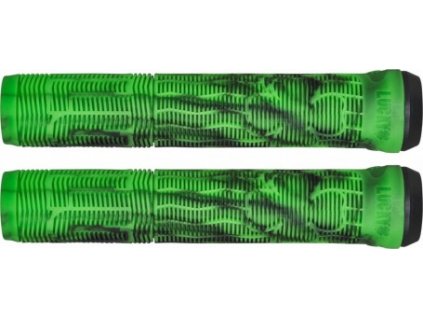 455 193 lucky vice 2 0 pro scooter grips black green swirl