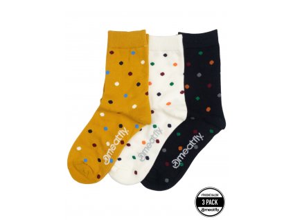 Ponožky Meatfly Lexy Mini dots, Triple pack