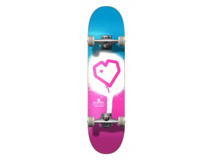 blueprint spray heart v2 complete skateboard lr