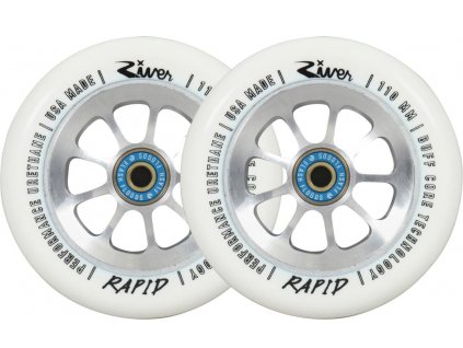 river naturals rapid blizzard pro scooter wheel 2 pack 7r