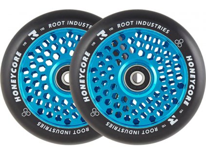 root honeycore black 110mm 2 pack pro scooter wheels jy