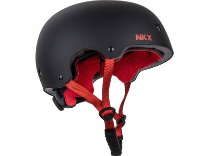 protection helmet skate nkx brainsaver black red 01 d0c3