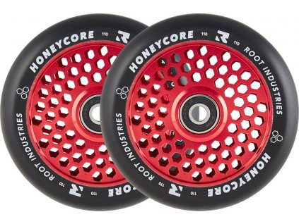 root honeycore black 110mm 2 pack pro scooter wheels q7