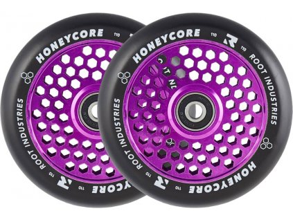 root honeycore black 110mm 2 pack pro scooter wheels g2