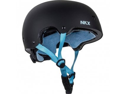 protection helmet skate nkx brainsaver black blue 01 c939