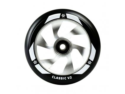union classic v2 pro scooter wheel 110mm black silver 1