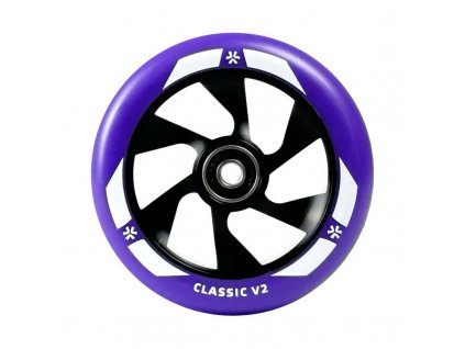 union classic v2 pro scooter wheel 110mm purple black 1