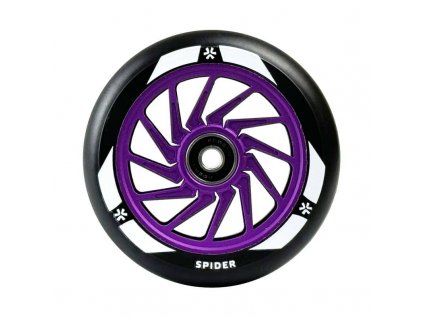 union spider pro scooter wheel 110mm black purple 2
