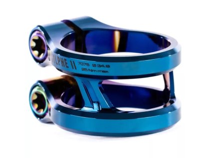 ethic sylphe double clamp v2 34 9 chrome blue