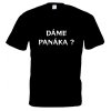 Tričko DÁME PANÁKA  black
