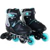 STORY MOTION INLINE ROLLER SKATES BLACK BLUE 4 242e