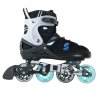 STORY MOTION INLINE ROLLER SKATES BLACK BLUE 9 9def