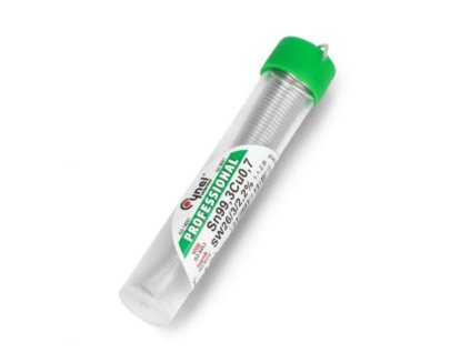 Bezolovnatý cín v tubě Sn99,3Cu0,7 1mm 10 g