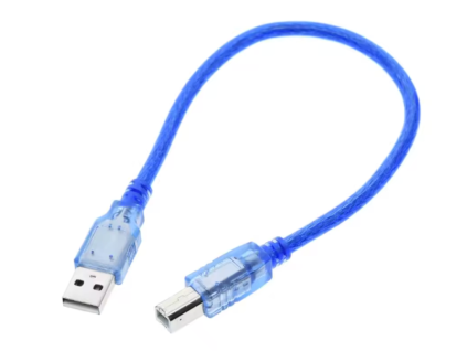 Datový kabel USB A na USB B, 30 cm
