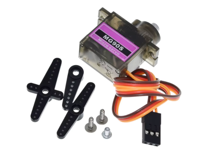 Mini servomotor MG90S  180° – Kovové převody