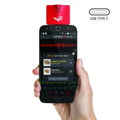 Wildlife Acoustics ECHO METER TOUCH 2 Android a iOS (USB-C)