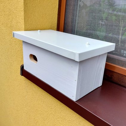 Hniezdna búdka pre vtáky BAT-MAN Parabox - jednokomorová drevená pre dážďovníky