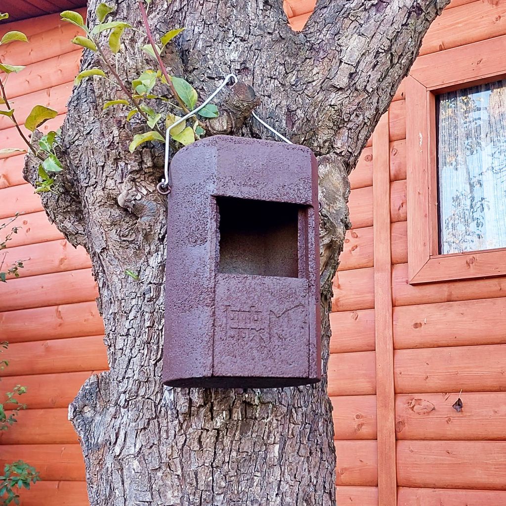 BNB Box VG-3 polobúdka pre vtáky, drevobetón, hnedá VG-3 BNB