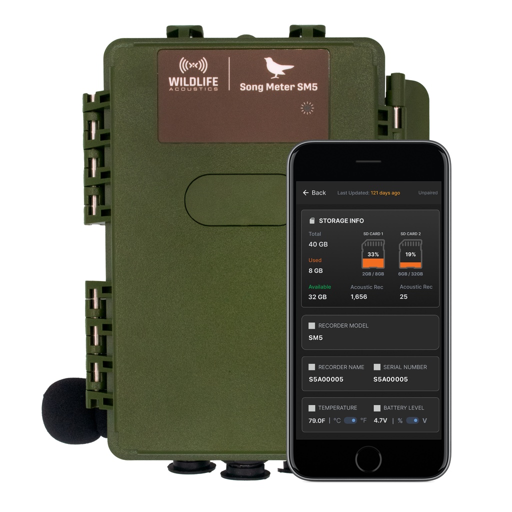 Wildlife Acoustics SONG METER SM5 Acoustic Recorder