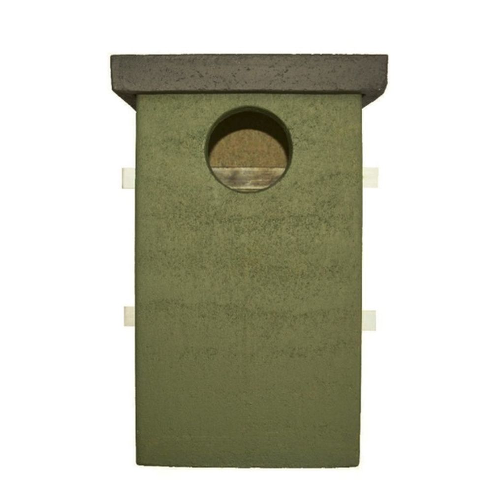 BNB Box AP-6 búdka pre kavky a sovy, drevobetón, zelená AP-6 BNB