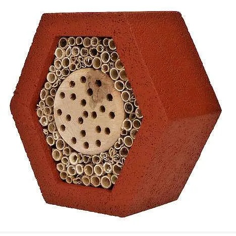 BNB Box HDO-1 Mini Red hmyzí domček, drevobetón a trstina HDO-1R BNB