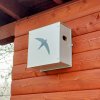 Nesting box for swifts BAT-MAN Swift-CUBE double-chamber