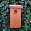 Bat-Man Corvus Birdhouse for Jackdaws and Owls, made of wood with a coating, 0.80mm